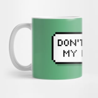 BTS J-Hope - " Don't Touch My Faceu. " Mug